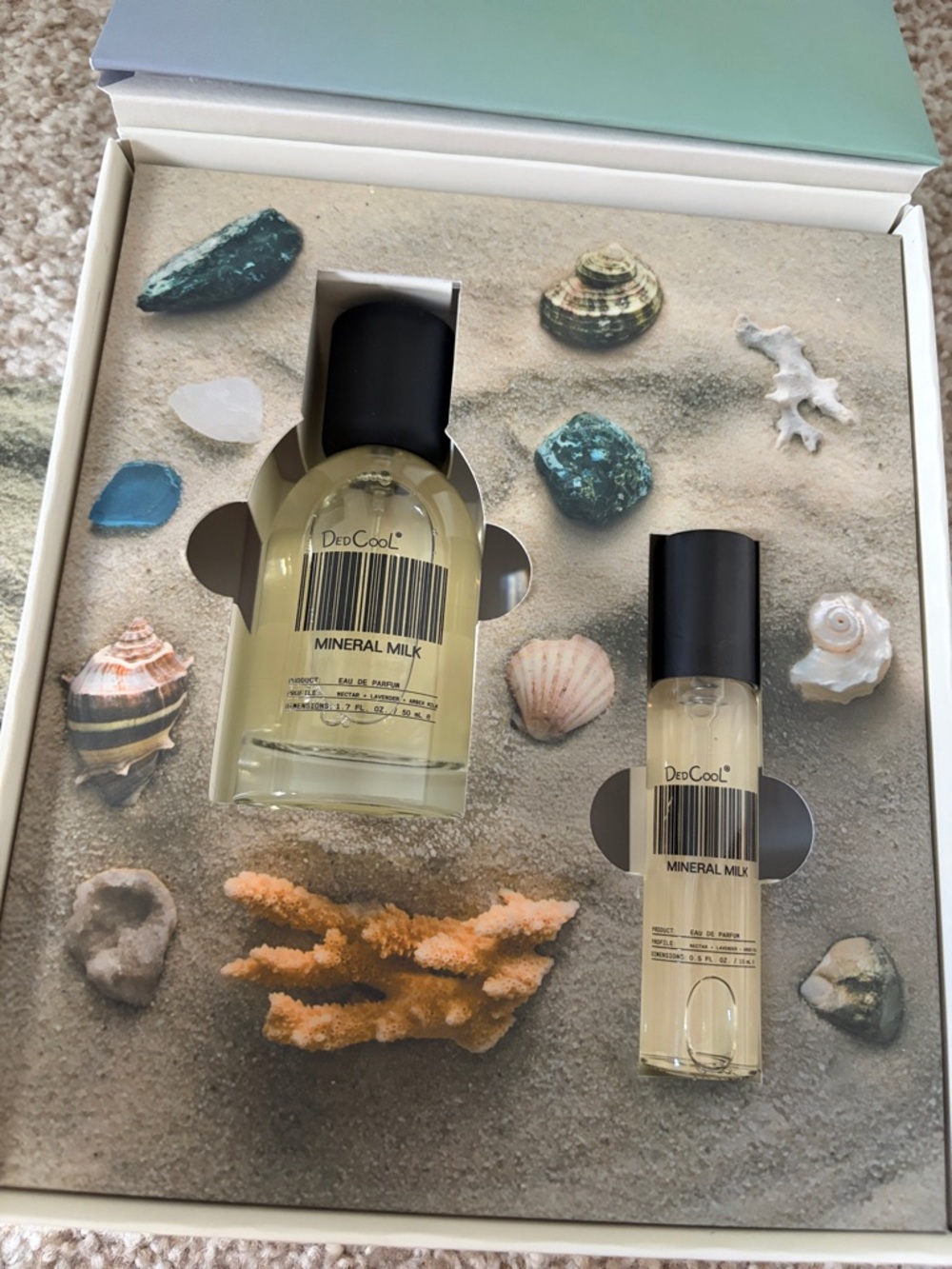 DedCool Mineral Milk Women’s Skincare Fragrance - Light Amber